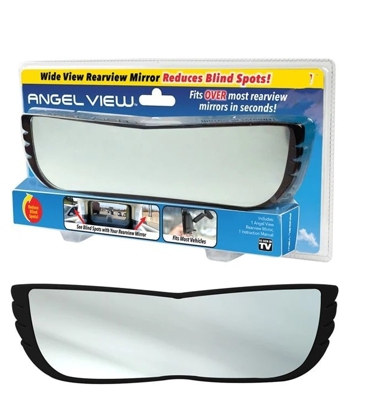 Wide-angle car mirror